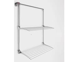 Foxydry Wall Plus 128 cm wanddroogrek -bediening links- 128 x 52 x 137 cm — afbeelding 1