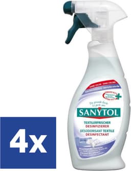 Sanytol Desinfecterende textielverfrisser Antibacterieel - 4 x 500 ml — thumbnail 2