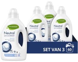 Neutral  Wit Vloeibaar Wasmiddel - 3 x 20 wasbeurten