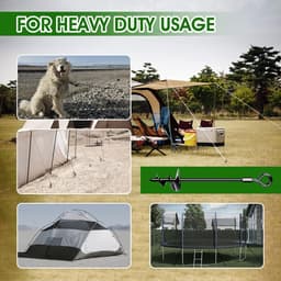 Grondanker Heavy Duty 4 Pack - tenten trampolines grondverankeringsset - Grondharingen kits — thumbnail 2