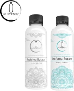 Wasparfum Hintenso Turquoise Magic Edition 500 ml + Wasparfum Hintenso White 500ml - Proefpakket - 140 Wasbeurten - Inclusief 1 gratis tester - Frisse was - Heerlijke geur - Textielverfrisser – Wasverzachter – Witte bloemen - Wasparfum - Wasmachine — thumbnail 1