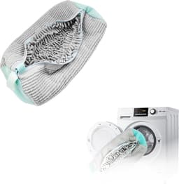 Schoenenwaszak, waszak voor wasmachine en droger, herbruikbare schoenenwaszak voor alle soorten en maten schoenen (grijs 1 stuk) — thumbnail 1