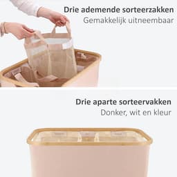 Equivera Panier à Linge - Wasmand - Was Organizer - Was Sorteerder - Was Mand — thumbnail 5