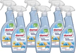 Domol Textielverfrisser Spray - Tropical - VOORDEELVERPAKKING | 6x 500ml | Verwijdert nare geuren — thumbnail 1