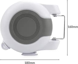 Folding Uittrekbare Waslijn voor Binnen en Buiten met 30 Meter Droogcapaciteit — thumbnail 5