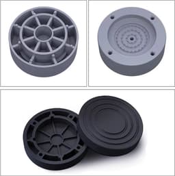 4 Stuks Trillingdempers - Antislip Wasmachine Voeten - Voeten voor Wasmachine - Wasmachine Verhoger - Wasmachine Dempers - LOUZIR — thumbnail 3