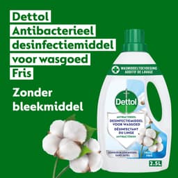 Dettol Antibacterieel Desinfectiemiddel voor wasgoed - Fris - Wastoevoeging - 2,5L — thumbnail 3