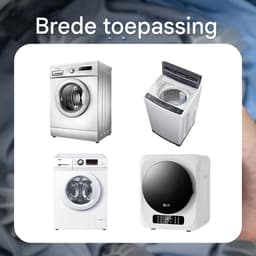 6-stuks wasbal - Schrobbal - Verwijderaar van dierenhaar -- Herbruikbaar - Wasmachinebal - Diepe reiniging en klitvrij voor kleding - Wasmachine- en drogerbal - Grijs — thumbnail 3