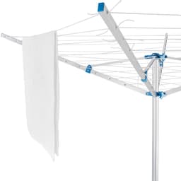tectake® Aluminium Droogmolen - wasmolen met 4 Draagarmen - Traploos in Hoogte Verstelbaar - Diverse Modellen - (Type 2 | Nr. 402720) — thumbnail 3