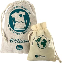 Elicious® - Wasnoten - Startset met waszakje - 150 gram - Zeepnoten - Natuurlijk Wassen - Natuurlijk Kledingwasmiddel - Natuurlijk Vaatwasmiddel - Plasticvrij — thumbnail 3