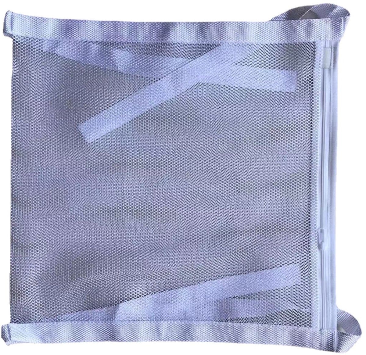 Waszak - Schoen Wassen - Herbruikbaar - Waszak Voor Schoenen - Schoenen Waszak - wit - Met Rits - 40*40*1.7 cm - Schoenen was tas - Polyester — afbeelding 1