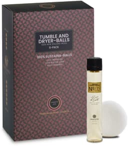 Lavayette Drogerballen XL + Wasparfum (25ml) - 6 Wasdrogerballen van 100% Schapenwol - Droogballen voor Wasdroger — thumbnail 1