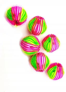 Drogerballen - Wasbollen - Wasdroger ballen -Herbruikbare drogerballen - Dryerballs - Wasballen - 6 stuks — thumbnail 1