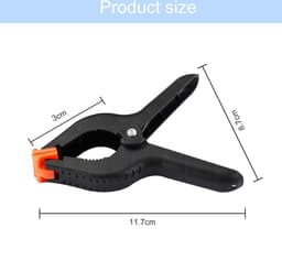 Goodivery ® Set van 10 Sterke Nylon Klemmen voor Diverse Toepassingen in Fotografie en Houtbewerking — thumbnail 2