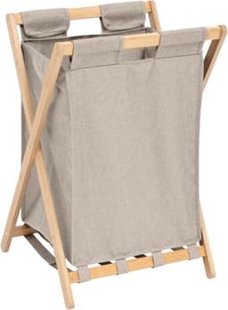 5Five Tidybox Opvouwbare Wasmand 50L - 46x36x68cm - Grijs — thumbnail 4