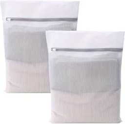 Set van 2 waszakjes met rits 40x30cm - Waszakjes met rits - Waszakje - Waszak - Waszakken - Wasnet - Wasmachine zakjes - Wasmachine - Bh waszakjes - Delicaat wasgoed - Kledingzakjes - Laundry bag set - Wasgoed — thumbnail 1