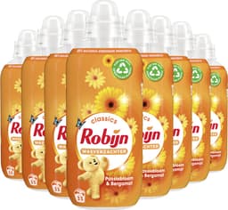 Robijn Classics Wasverzachter - Passiebloem & Bergamot - bevat 95% biologisch afbreekbare ingrediënten - 8 x 33 wasbeurten — thumbnail 2