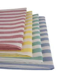 Waszak 60x60 cm - Met K-locksluiting - Rood gestreept — thumbnail 5