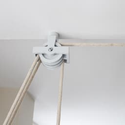 Droogrek Ophangbaar - Wit - 2.4 meter - plafond wasrek — thumbnail 5