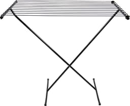 Bo-Camp Droogrek - Compact - Staal - Schaarmodel - Zwart — thumbnail 1