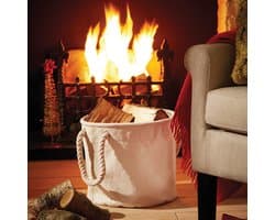 Westford Mill Katoenen opslag zak (crème) maat S, 21 Liter.