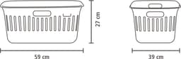 Brabantia Collect-It Wasmand - 40 l - Soft Beige — thumbnail 2