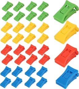36 Sokkenclips voor Wasmachine en Droger - Robuuste Klemmen voor Dikke Sokken - Waslijn Accessoires — thumbnail 1