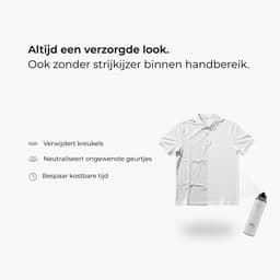 Monsor Wrinkle Releaser Spray - 2x 50ml Travel Size - Anti-Kreuk Spray & Textielverfrisser - Ontkreukt kleding zonder strijkijzer - Frist kleding op met frisse geur - Kreukspray voor onderweg - 99% natuurlijk, vegan & PFAS-vrij - Duo Pack — thumbnail 3