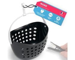 Wasknijpers met mand - Kledingknijpers - Kleine wasstukken - Antislip handvat - 17.5 x 12 x 14 cm