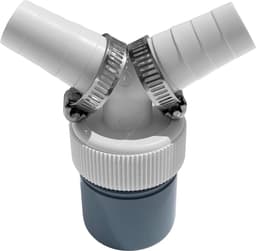 Dubbele Afvoer Y-Adapter voor Wasmachine en Vaatwasser Aansluiting — thumbnail 1