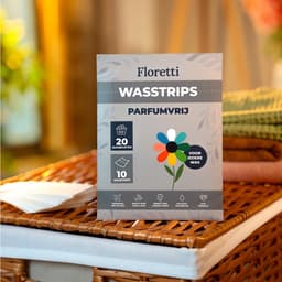 Floretti – Milieuvriendelijke Wasstrips Proefpakket – Parfumvrij – 20 wasbeurten - Wasmiddeldoekjes / Wasdoekjes / Wasvellen / Laundry Sheets – Hypoallergeen – Voor gevoelige huid & babytextiel — thumbnail 2