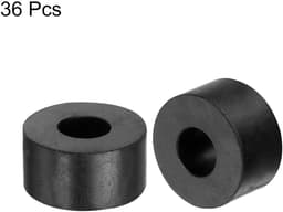 Rubberen afstandhouders - Anti-vibratie bussen - Bevestigingen dempen - Hoge belastbaarheid - 20mm buitendiameter - Zwart — thumbnail 2