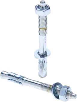 Betonanker Heavy-Duty - Wiganker Schroefbout - Zware Bevestiging - Gegalvaniseerd Expansiekegel - 8mm x 135mm - Zilverkleurig — thumbnail 3