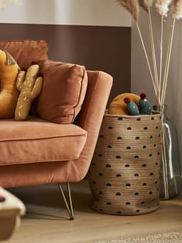 Vertbaudet Grote etnische mand XL van jute — thumbnail 4