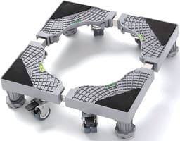 Wasmachine Verhoger Met Wielen- Wasmachine Opbouwmeubel - 60x60x14cm — thumbnail 1