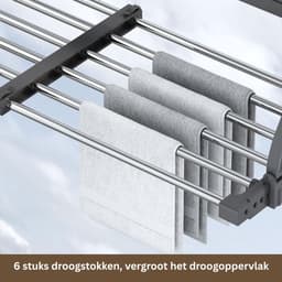 Wasrek Hangend Trapgat - Voor Radiator - Droogrek Ophangbaar — thumbnail 4