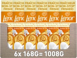 Lenor Geurbooster Amber & Orchidee - 6 x 168 gram - Wasparfum — thumbnail 1