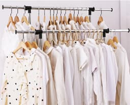 Droogrek Kleding - Wasrek Opvouwbaar - Ruimtebesparend Drogen - Intrekbaar & Verstelbaar - 78-160cm Hoog - Zwart — thumbnail 3