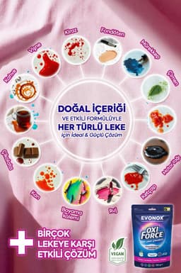 Wenatur Oxi Force Vlekverwijderaar Poeder - 750 gr - Actieve Zuurstof & Vegan — thumbnail 5