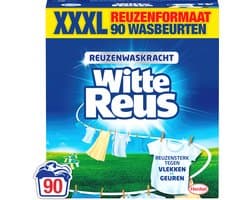 Witte Reus Waspoeder Wasmiddel - Witte Was - 90 Wasbeurten - Grootverpakking