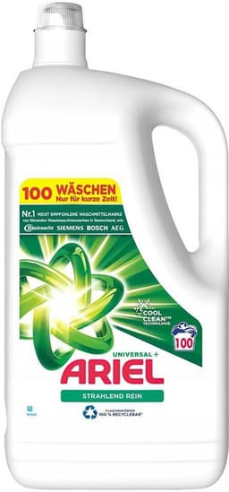 Ariel Universeel+ vloeibaar wasmiddel 10 liter 200 wasbeurten wasmiddel voor witte en bonte was krachtige reiniging frisse geur — thumbnail 2