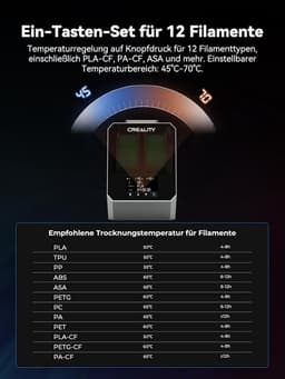 Filament Droger - 3D Print Materiaal - Print Kwaliteit Verbeteren - Dubbele Rol Capaciteit - 48 Uur Timer - Grijs — thumbnail 4