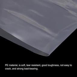 200 PCs Duidelijke Vlakke Open Plastic Poly Zakken 10x14 Inch 1 Mil Verpakkende Zakken voor Voedsel, Huis, Collectibles Opslag, Bewijzen Brood, Deeg — thumbnail 2