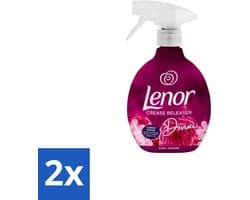 Lenor – Crease Releaser Spray – Divine Ruby Jasmine – Kreukverwijderaar & Textielverfrisser – 500 ml - Voordeelverpakking - 2 stuks
