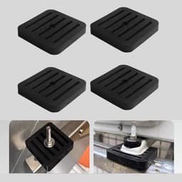 Trillingsisolerende Matten - Geluidsdempers Rubber - Apparaten Stabiliseren - Minimaliseert Geluid Trilling - 4.8cm x 7.2cm — thumbnail 5