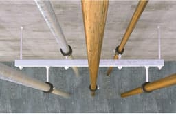 Binnendraadanker met rand - Beton anker - Bevestigen in beton - Eenvoudige slagmontage - M8 - Zilver — thumbnail 3