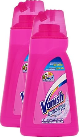 Vanish Oxi Action Intelligence Gel Vlekkenverwijderaar - 2x1ltr — thumbnail 1