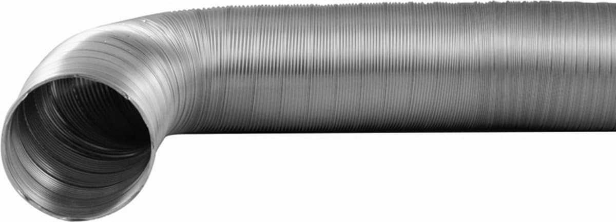 ALU semidec afvoerslang Ø127mm 1,5m — afbeelding 1