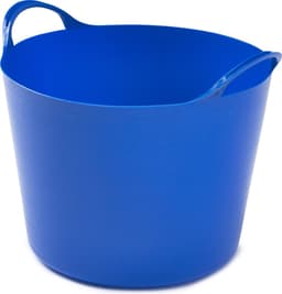 Whitefurze Flexibele emmers - 2x stuks - 14 liter en 39 liter - blauw — thumbnail 2