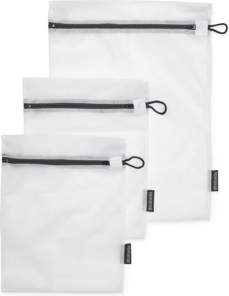 Brabantia Waszakjes - 2 maten - Set van 3 - White / Grey — afbeelding 1